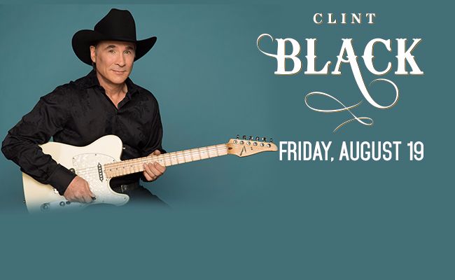 Clint Black to Perform at Boomers Stadium AUG . 19th