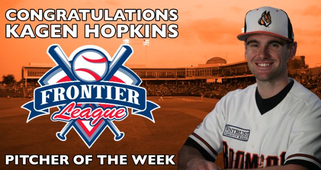 Hopkins Tabbed as Pitcher of the Week