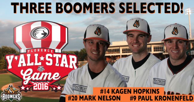 Three Boomers Named All Stars