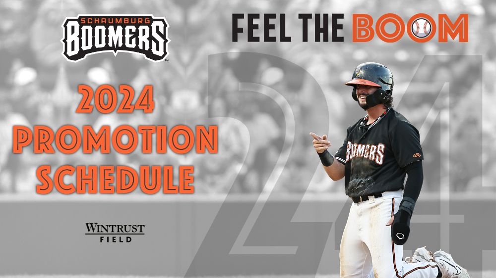 Boomers Announce 2024 Promotion Schedule