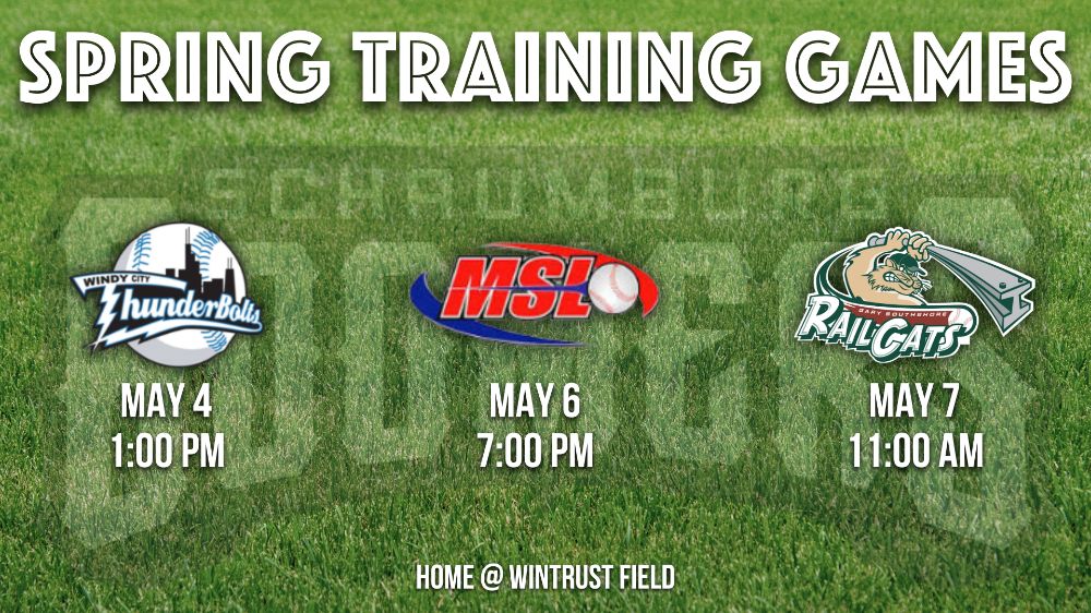 Boomers Announce Three Spring Training Games