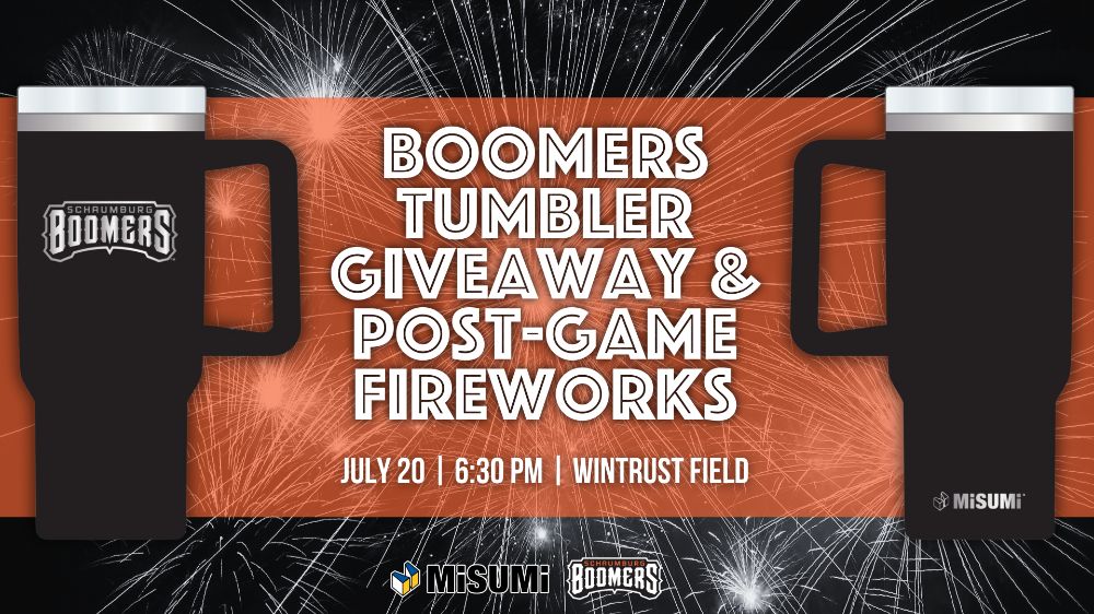 Tumbler Giveaway - First Pitch at 6:30 PM