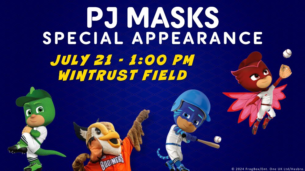 PJ Masks & Shriners Day Game Today - First Pitch 1:00 PM