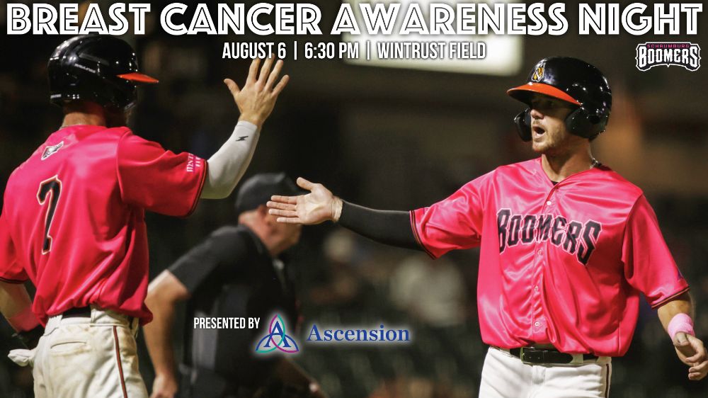 Breast Cancer Awareness Night Tonight - First Pitch at 6:30 PM