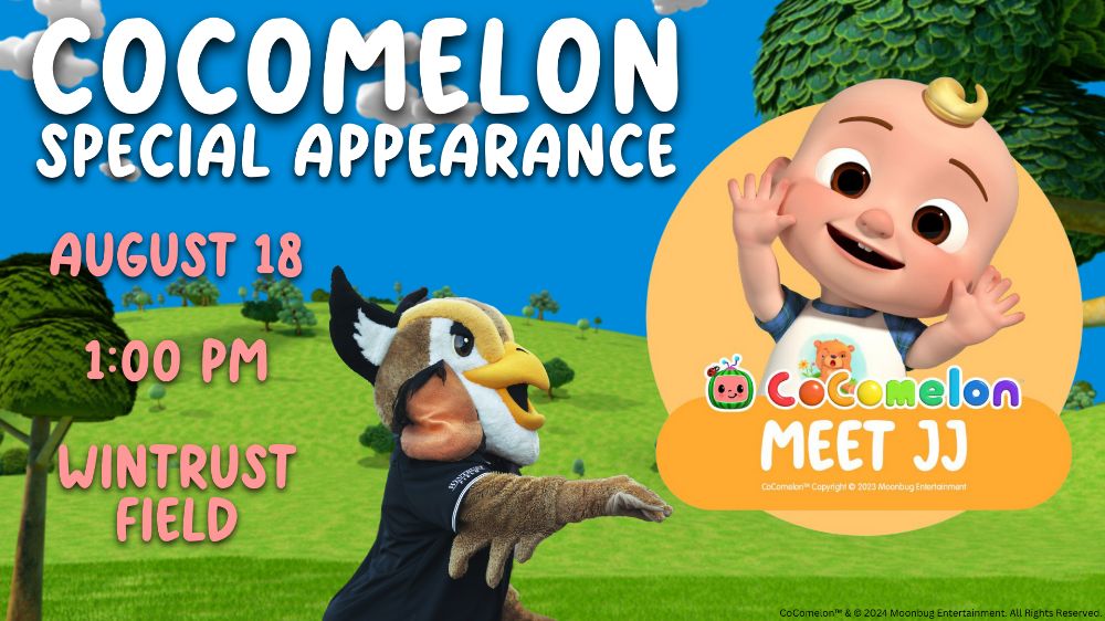 Cocomelon Appearance Today - First Pitch at 1:00PM