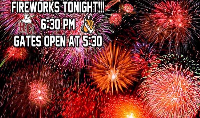 Fireworks Tonight as River City Visits