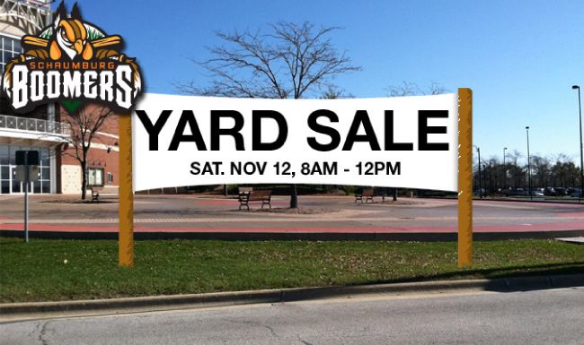 Boomers Yard Sale November 12