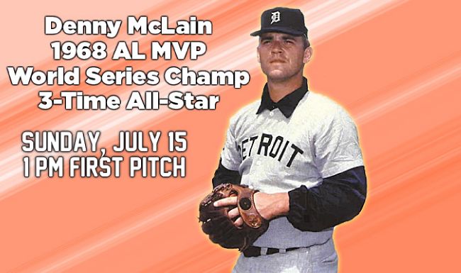 Last Man to Win 30 - Denny McLain Visits Boomers