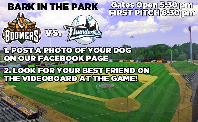 8/15 BARK IN THE PARK: Boomers vs. Bolts