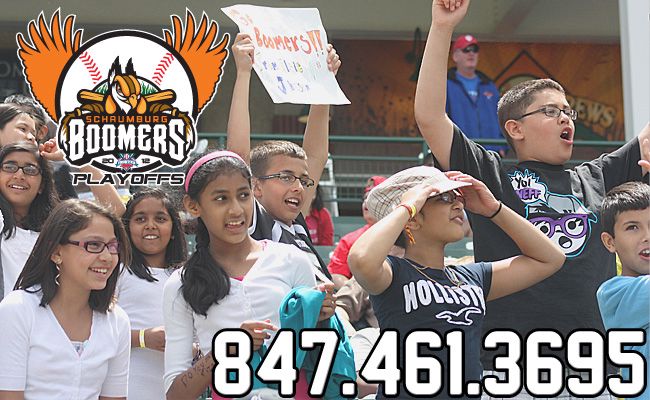 Schaumburg Boomers Playoff Tickets Available Now