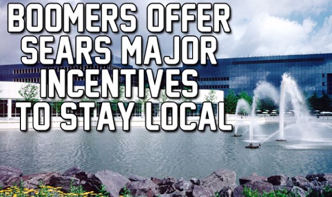 Boomers Offer Sears Incentives to Stay Local