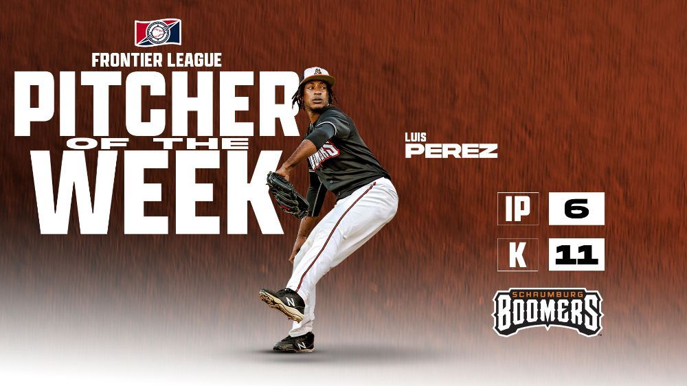 Perez Named Pitcher of the Week