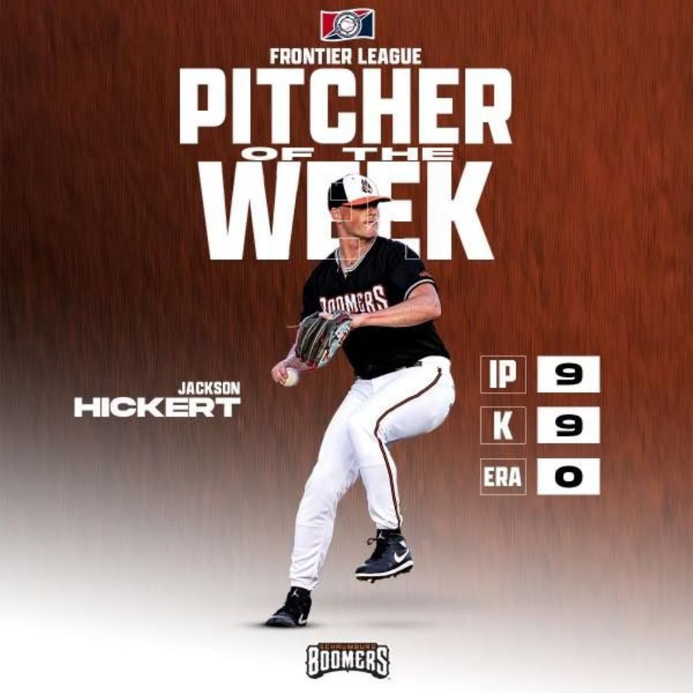 Hickert Named Pitcher of the Week