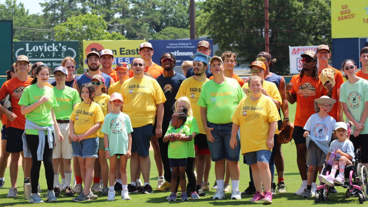 Down East Bird Dawgs and RADD Bring Community Together for Special Day of Baseball