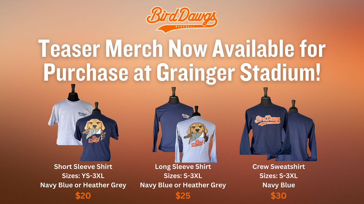 Bird Dawgs Teaser Merch Now Available for Purchase