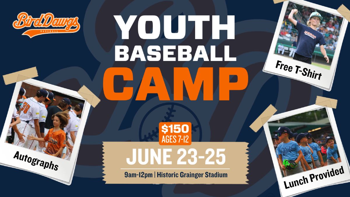 Register for the Bird Dawgs Youth Baseball Camp