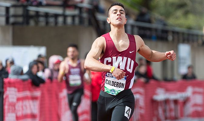 In his first season with the Wildcats, Daniel Calderon qualified for the GNAC Outdoor Track & Field Championships in the 400 meters and ran on CWU's 4x400-meter relay team.