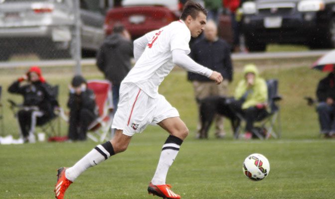 NNU's Yannick Petzschke was voted as the GNAC Freshman of the Year.