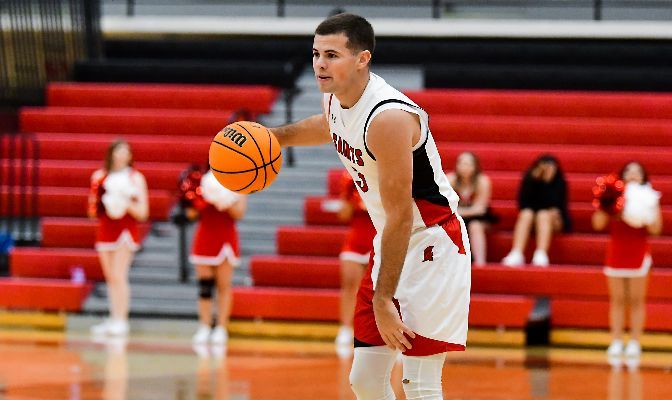 Saint Martin's senior guard Christian Haffner leads the GNAC with a 4.00 GPA as a business administration major.
