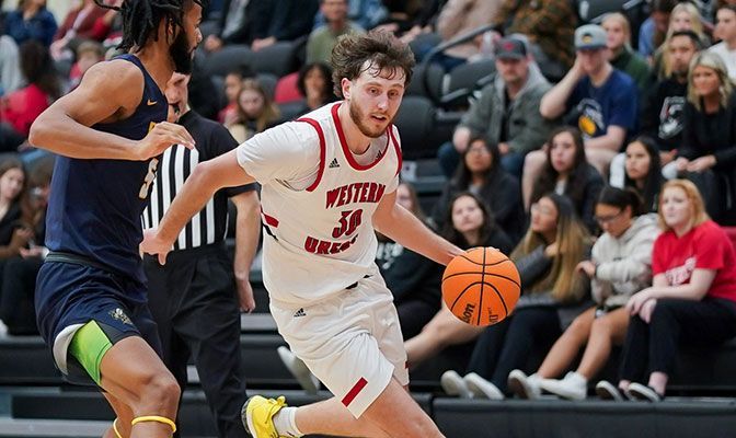Western Oregon's Cameron Cranston was named the GNAC Player of the Week after averaging 29.5 points per game in the Wolves' two games.