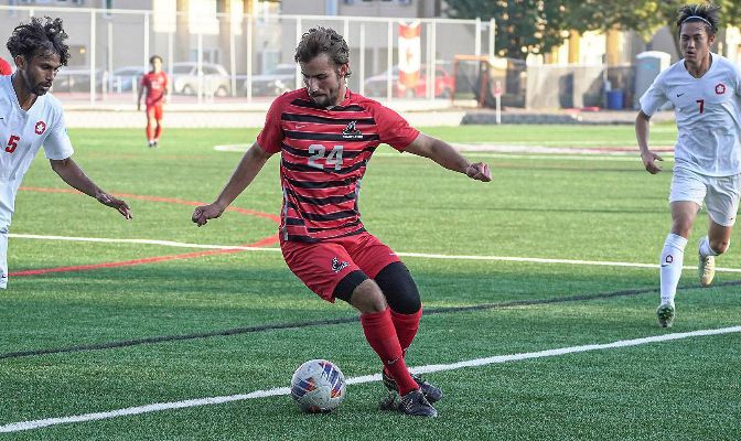 Northwest Nazarene took sole ownership of the top spot in the standings with a 2-0 win over rivals Western Washington on Satuday and ranks No. 22 in the United Soccer Coaches Poll.