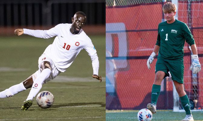 Simon Fraser's Mark Talisuna and Seattle Pacific's Lars Helleren were both named to the 2022 United Soccer Coaches All-America Team ..
