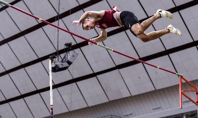 Central Washington's Drew Klein posted the seventh-best heptathlon score in GNAC history with 5,198 points at the Lauren McCluskey Memorial.
