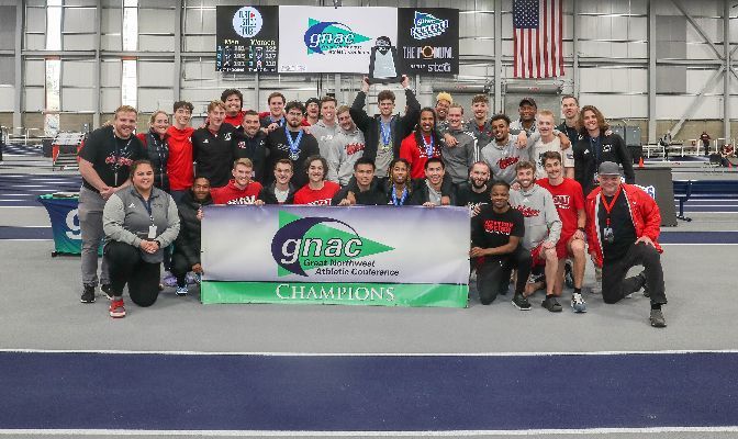 Western Oregon claimed both the men's and women's team titles at last year's GNAC Indoor Track & Field Championships.