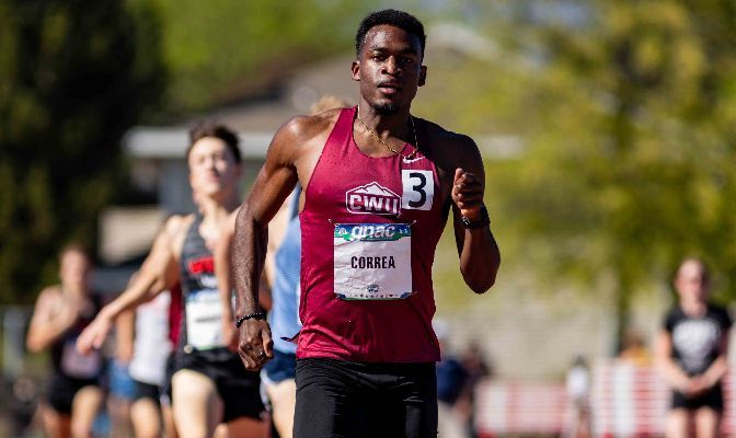 Central Washington's Johan Correa capped his stellar year with a fourth-place finish in the men's 800 meters at the Division II Championships on Saturday.
