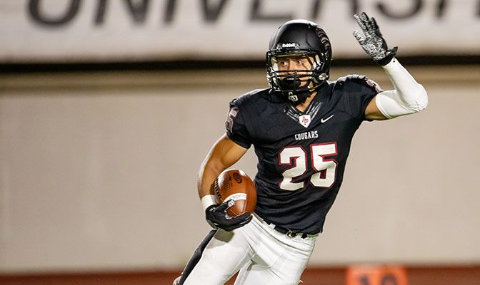 Azusa Pacific's Dante Davis rushed for 79 yards and three touchdowns in Saturday's 38-12 win at Simon Fraser.