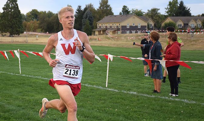 In his first race of the season, Western Oregon senior Dustin Nading won the Ash Creek Invitation to earn GNAC Men's Cross Country Athlete of the Week honors.
