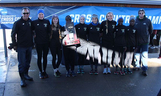 The Seawolves claimed their fifth West Regional championship and earned their 11th consecutive trip to the national meet.