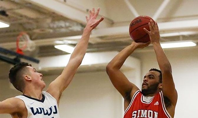 SImon Fraser's Iziah Sherman-Newsome is averaging 18 points per game in the Clan's three victories.