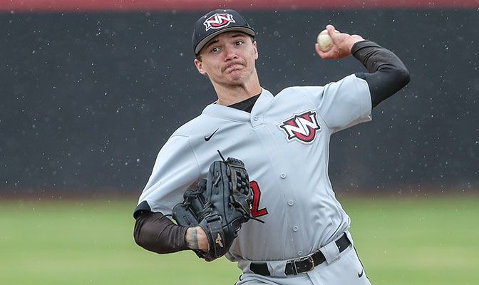 Sasha Jabusch was a regular past of the NNU starting rotation, going 3-3 with a 4.53 ERA in 10 starts. Photo by Loren Orr.