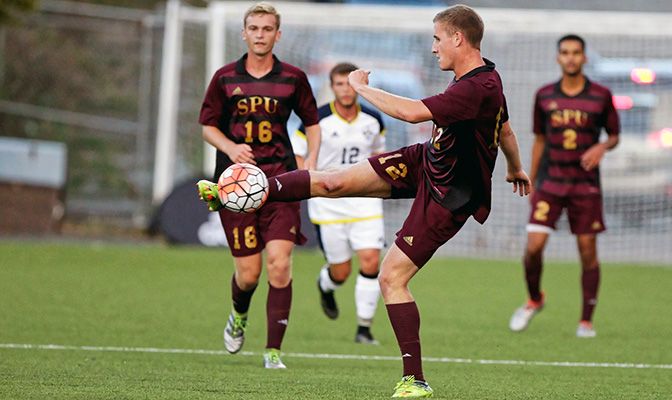 Stephen MacDonald scored five goals in two games this week to earn GNAC Offensive Player of the Week.