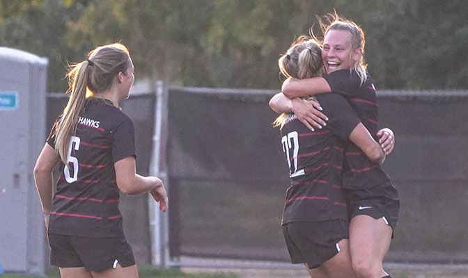 Ashley Parton scored eight goals and had 18 points during the regular season and helped lead an NNU offense that has scored 33 goals this season.