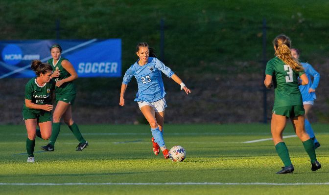 Estera Levinte netted her seventh goal of the season to lift Western Washington to the third round of the NCAA Division II Women's Soccer Championships.