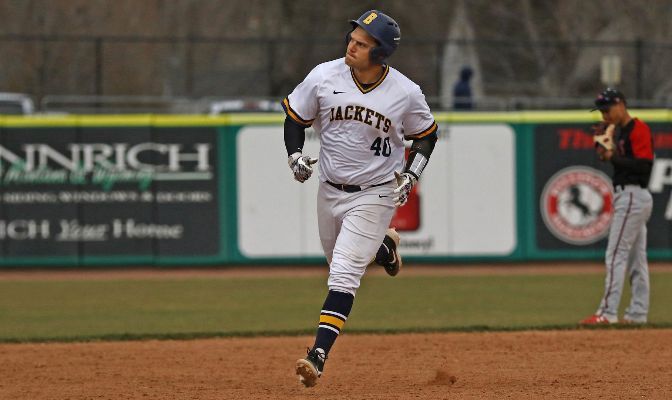 Montana State Billings' Daniel Cipriano leads the GNAC with a 1.000 slugging percentage, five doubles and four hit by pitches and ranks second with 14 RBI and four home runs.