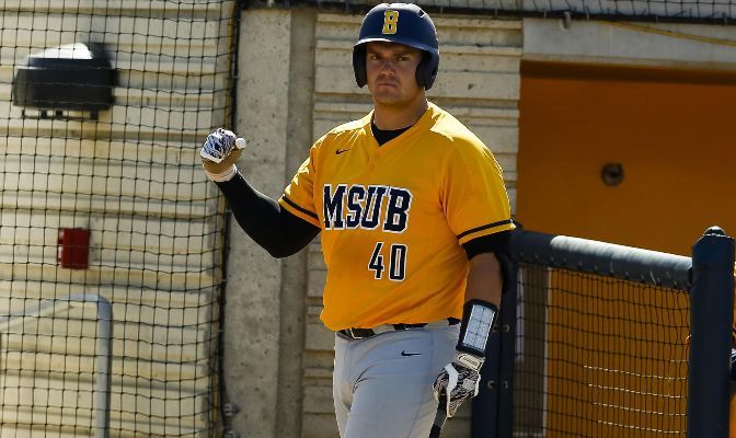 Montana State Billings' Daniel Cipriano leads the conference with a 1.068 slugging percentage, 30 RBI and 11 home runs while also owning a .407 batting average and .507 on-base percentage.