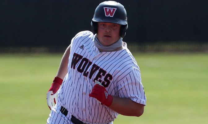 Western Oregon senior Connor McCord returned for a fifth season with the Wolves, leading the conference with a .864 slugging percentage and earning all-conference honors for the fourth time.