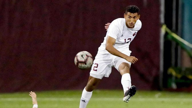 Alex Mejia scored a goal in each of Seattle Pacific's matches this week, bringing his season total to a GNAC-leading four.