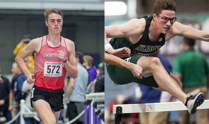Aaron (Ahl) ran 7:53.89 in the 3,000 meters at the UW Indoor Preview. Joshua Wagner ran 8.15 seconds in the 60-meter hurdles at the Cougar Classic Open.