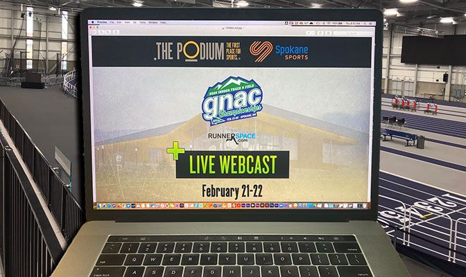 A live webcast of the running events during the GNAC Indoor Track and Field Championships will be available through RunnerSpace.