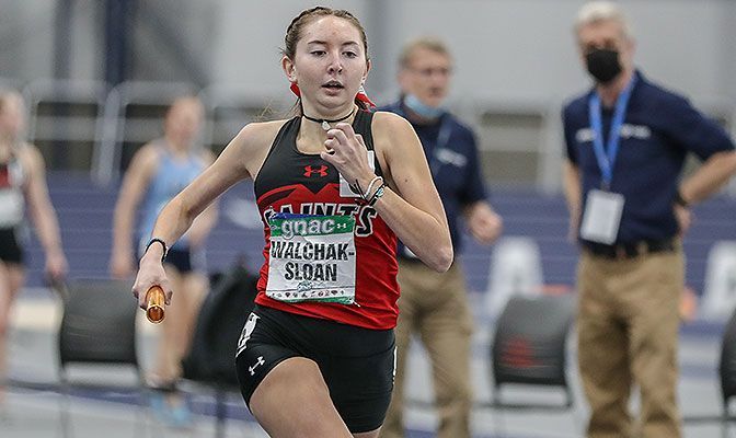 Cassidy Walchak-Sloan of Saint Martin's was a 13-second winner in the women's 1,500 meters at last week's Ed Boitano Invitational.
