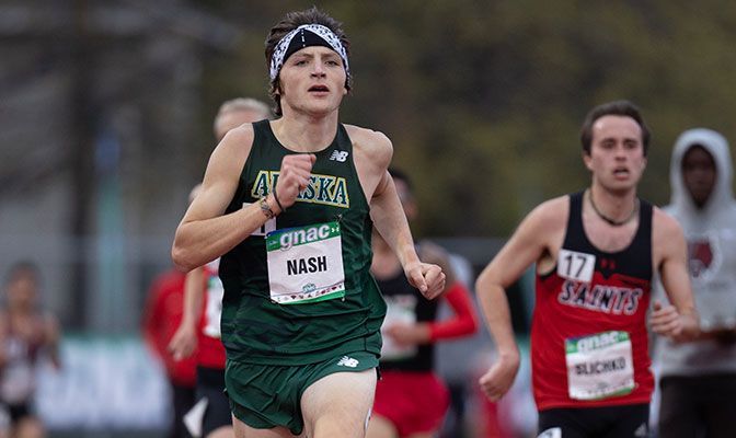Coleman Nash earned All-American honors in cross country and in outdoor track and field in the 5,000 meters. Photo by Jacob Thompson.