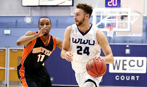 Trevor Jasinsky's 39 points and 12 rebounds helped lead Western Washington to a sweep of the Alaska road trip and put the Vikings back in contention for a GNAC Championships berth.