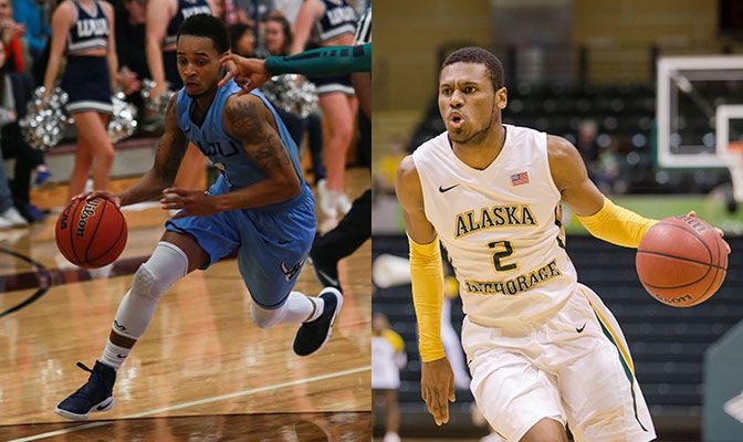 Western Washington's Stafford (left) and Alaska Anchorage's Wiggs are both among the top-three in the GNAC and top-30 in Division II in scoring.