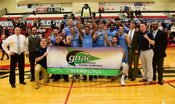 The GNAC Championships win for Western Washington was its first in four final game appearances. Photo by Paul Dunn.