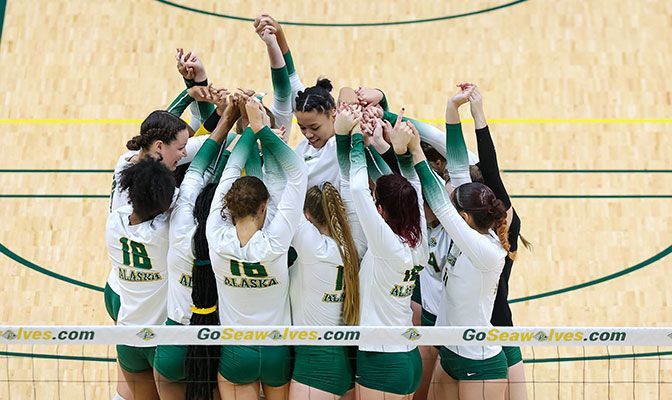 Alaska Anchorage is now 16-1 overall and 6-0 in GNAC play. The Seawolves are on an eight-match win streak and are 8-0 at the Alaska Airlines Center.