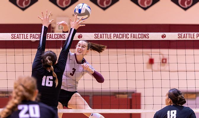 Seattle Pacific's Allison Wilks earned GNAC Defensive Player of the Week honors after she averaged 1.89 blocks per set.